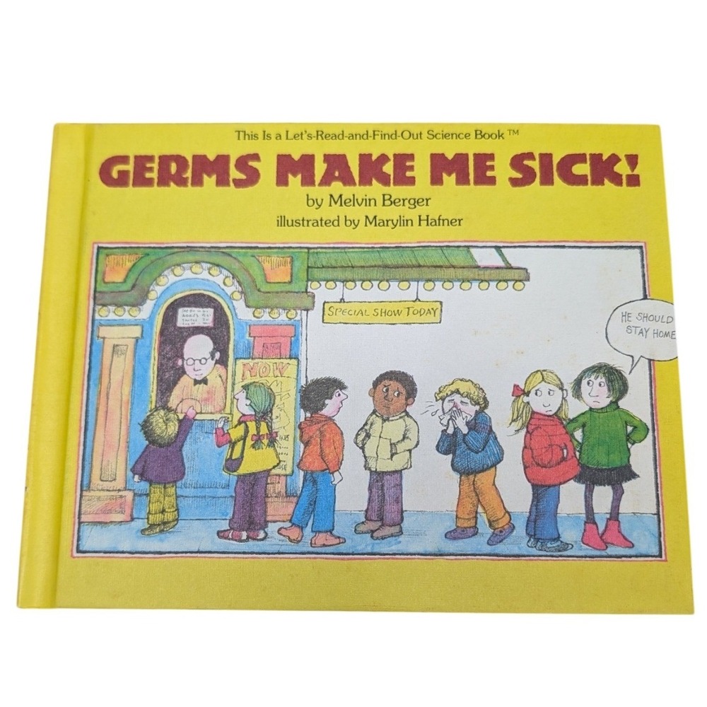 Germs Make Me Sick! Let's-Read-and-Find-Out Science Book Melvin Berger Paperback